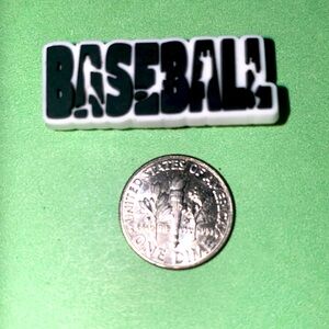(10 for $15) Baseball word ⚾️ MLB Croc Shoe Charms